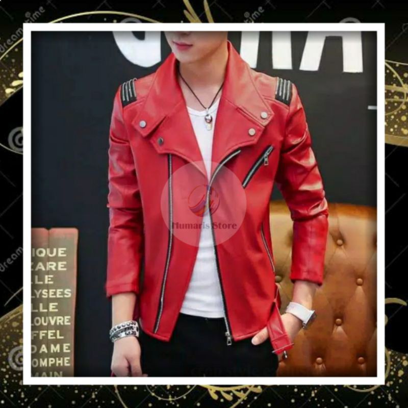 JAKET KULIT RAMONES VARIASI MICHAEL JACKSON