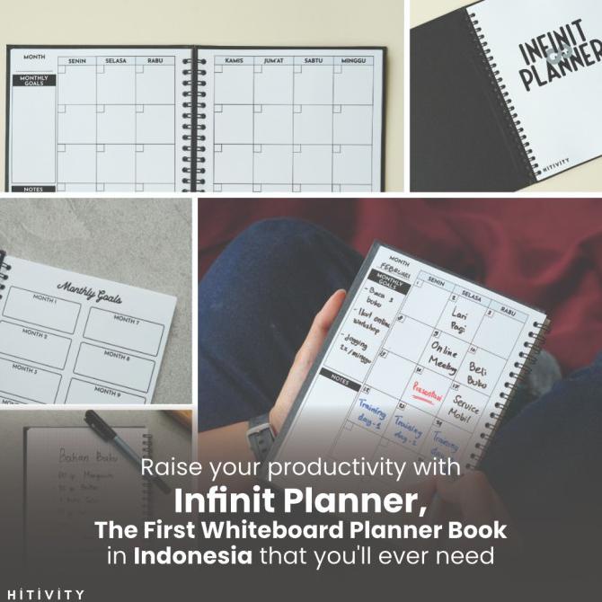 

Infinit Planner | Whiteboard Planner Book, Planner, Agenda, Erasable B Kode 1010