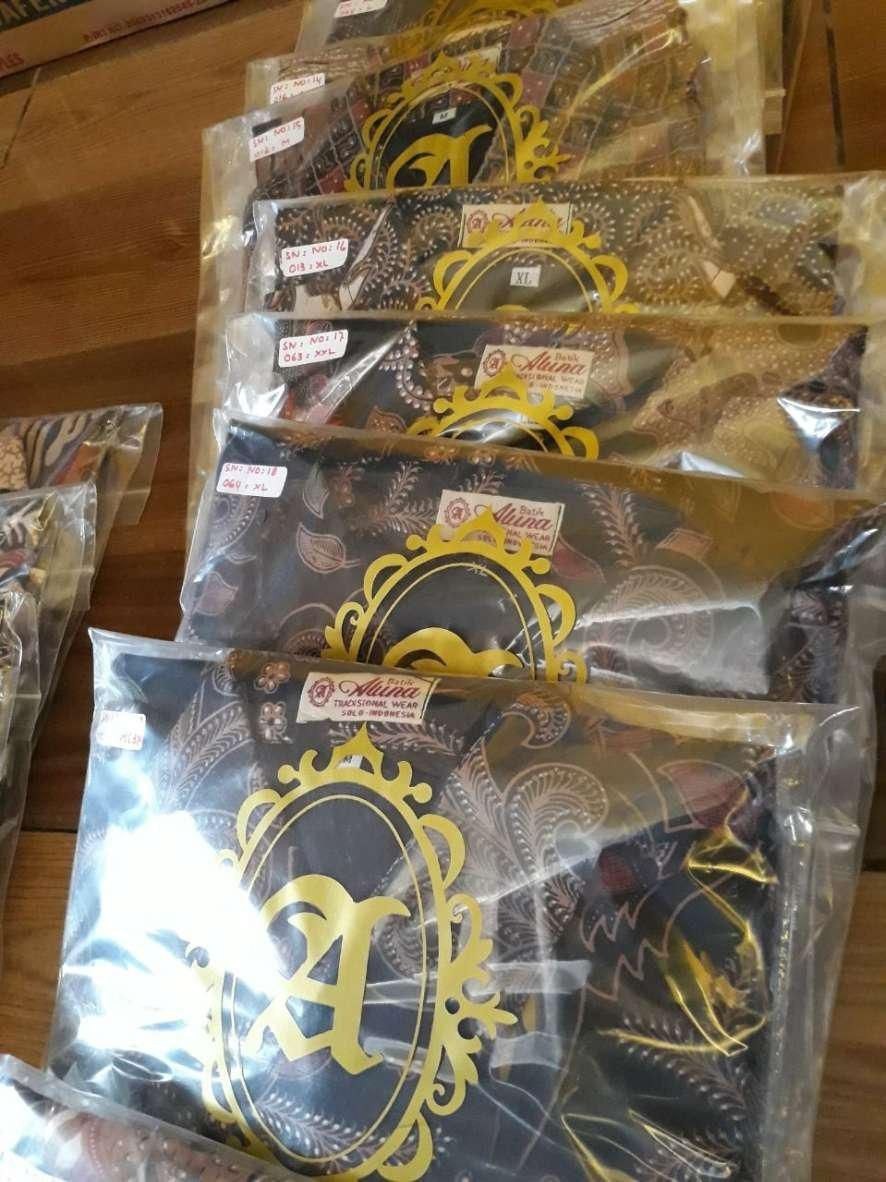 Kemeja Batik Pria Lengan Panjang Premium Slimfit Kantor Modern Batik Aluna Pcw 016