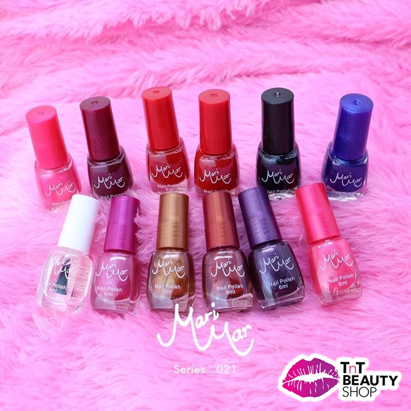 ★ BB ★Marimar Nail Polish 12 Colors Shades Kode : 021 - Cat Kuku - Kutek