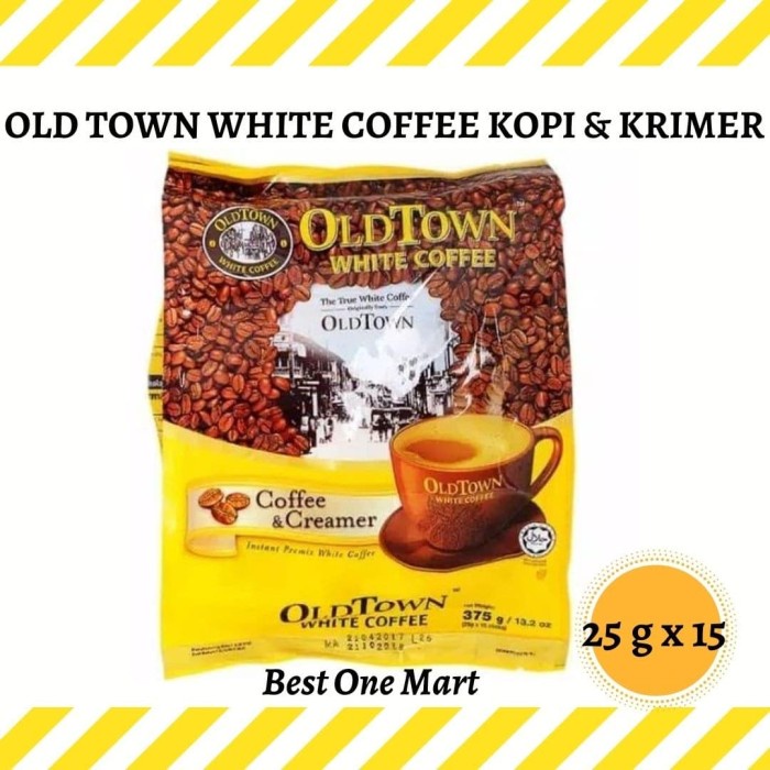 

Old Town White Coffee 2 in 1 Coffee & Creamer No Sugar Kopi Malaysia