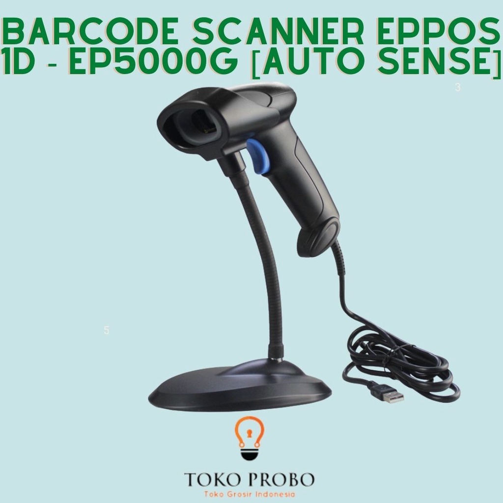 Barcode Scanner EPPOS 1D - EP5000G - [Auto Scan ]