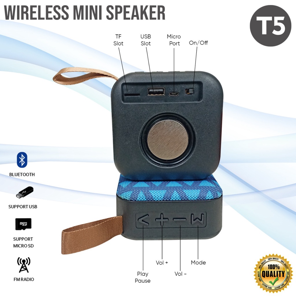 Radio Klasik Fleco F - 455BR Speaker Bluetooth Super Bass Spiker Portable Support Flashdisk dan Micro SD