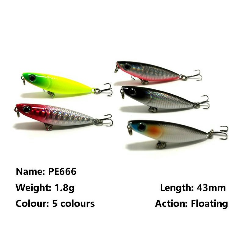 LURE MINI WTD umpan casting ultralight 4,5cm/2gram