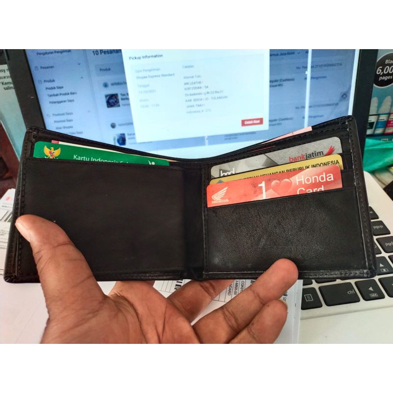 Dompet Kulit Pria 100% ORIGINAL Kulit Sapi Asli