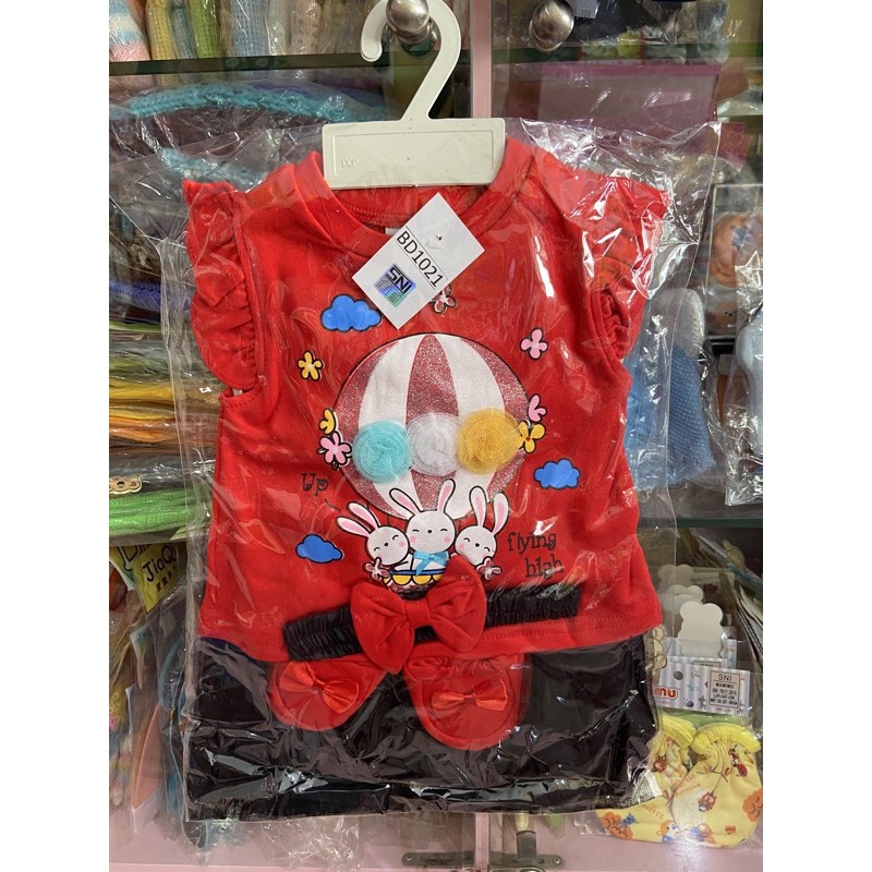 ❤ Baby Fashion ❤ 4in1 SET TUTU BAYI + BANDANA + SEPATU PEREMPUAN 3-12BLN / BABY GIRL TILE SET / KADO