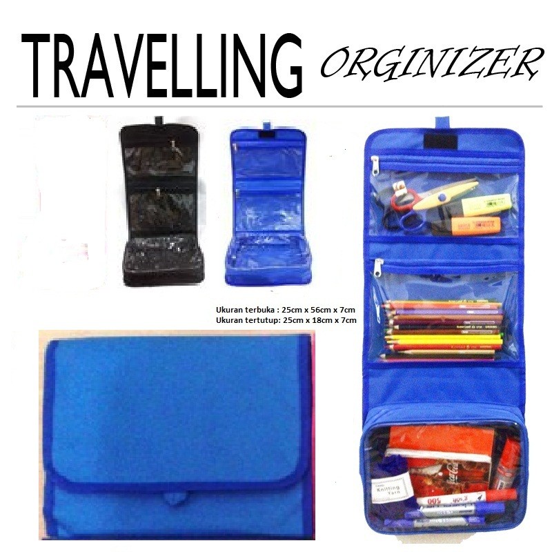 TRAVELLING ORGANIZER / MAKE UP ORGANIZER / TEMPAT KOSMETIK