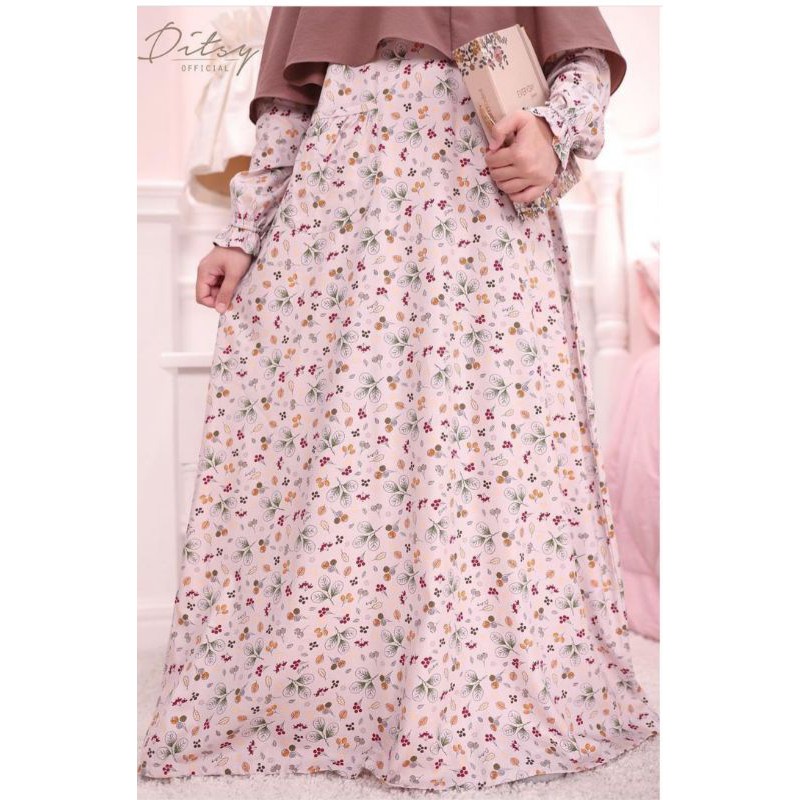 Ditsy Eira Beige Nightgown