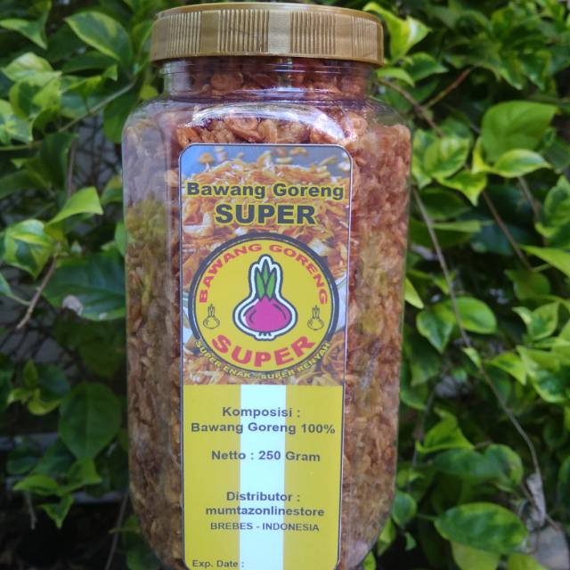 

~MOS~ Bawang Goreng Super Original Asli Brebes. Bawang Goreng 250 gram