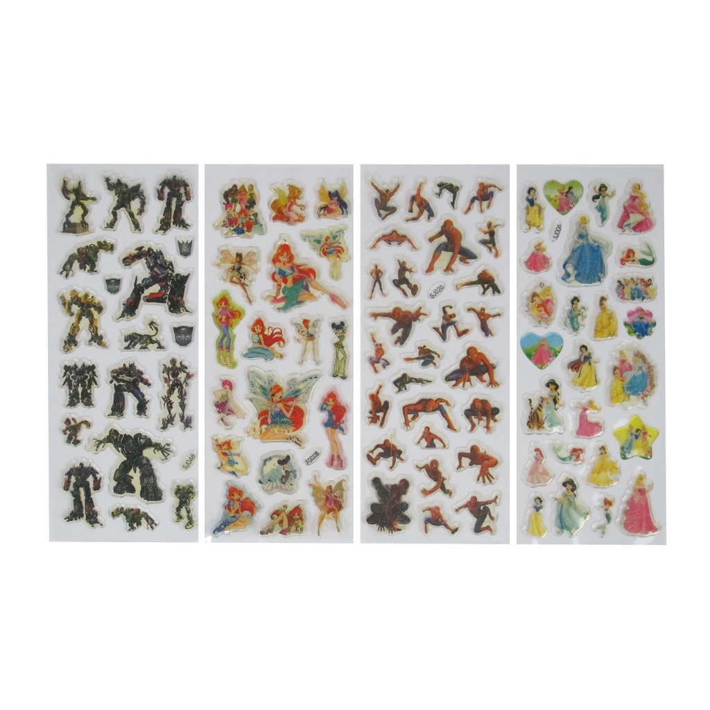 

Sticker Timbul Gambar Tempel Stiker Anak Karakter Ukuran S