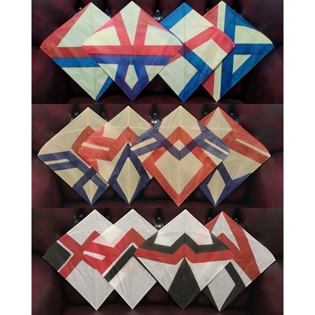 Layangan seot cililin - Pulasan clear balok kecil