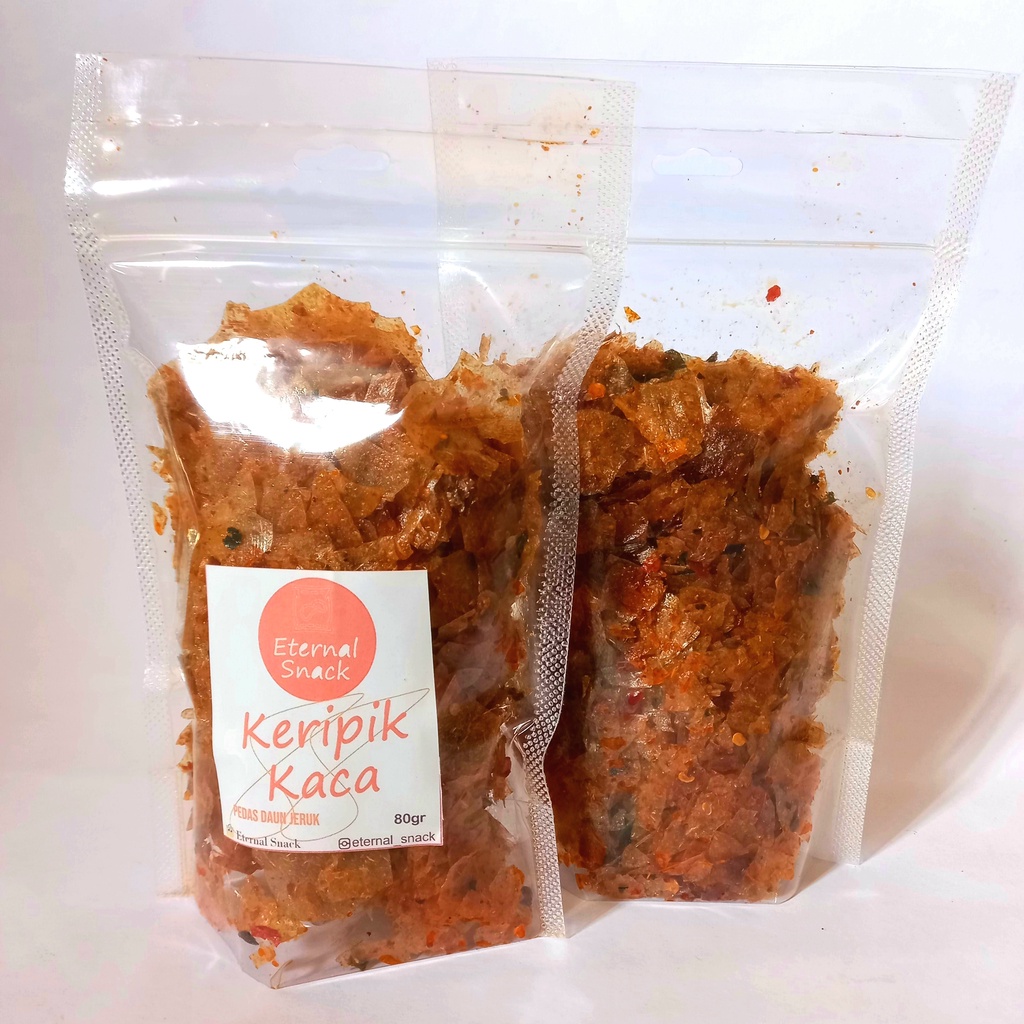 

Keripik Kaca/Kripca aneka rasa 60-70 gram