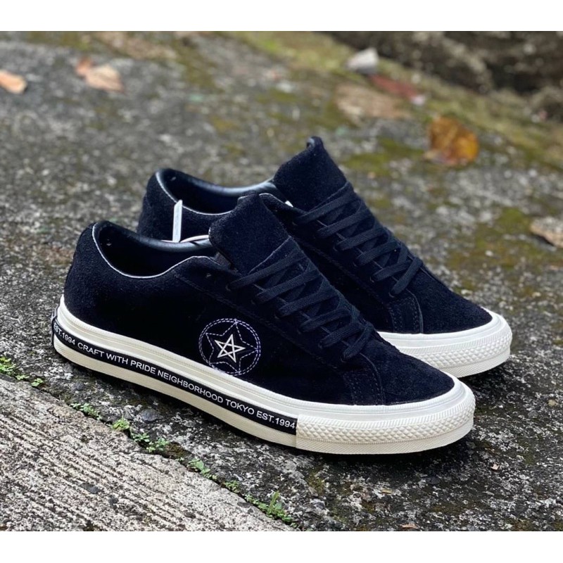 Converse One Star X Neighborhood Black Black Egret