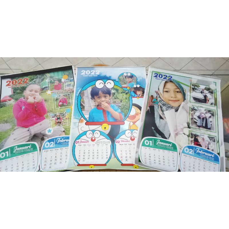 

KALENDER CUSTOM FOTO / KALENDER DINDING / KALENDER FOTO SENDIRI / KALENDER 6 LEMBAR