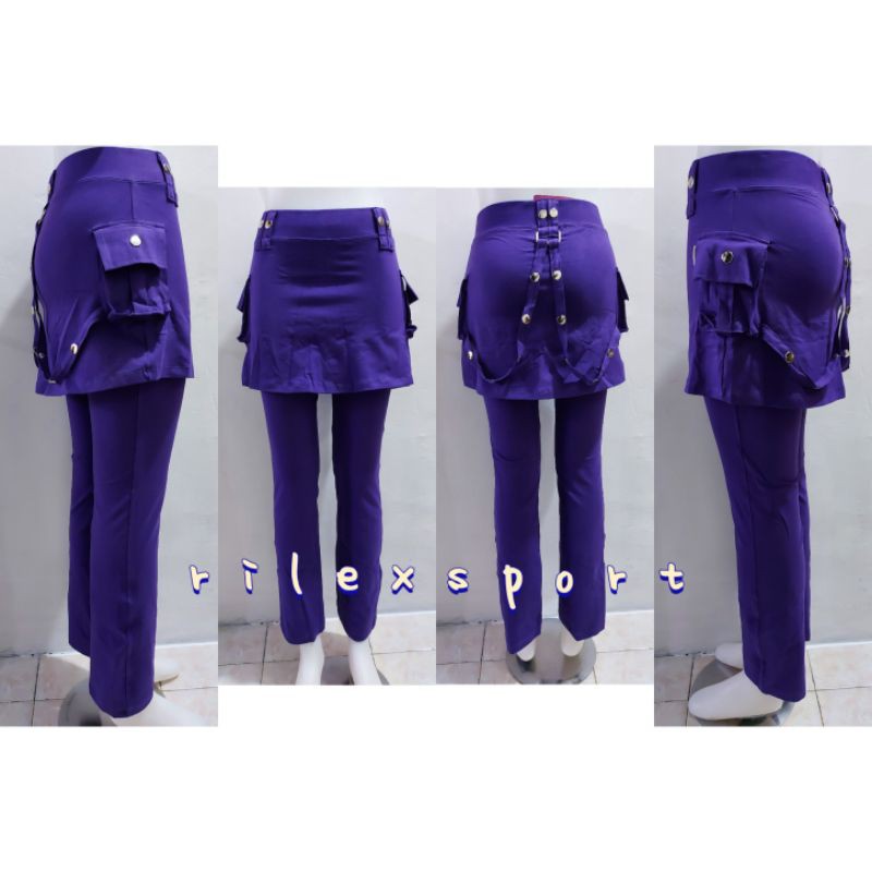 Celana Senam/Celana Senam CBR Rok Kantong Rantai Katun Spandek Super