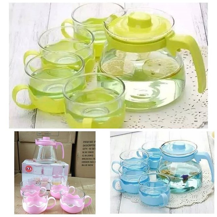 Teapot Teko Set Sun Glass