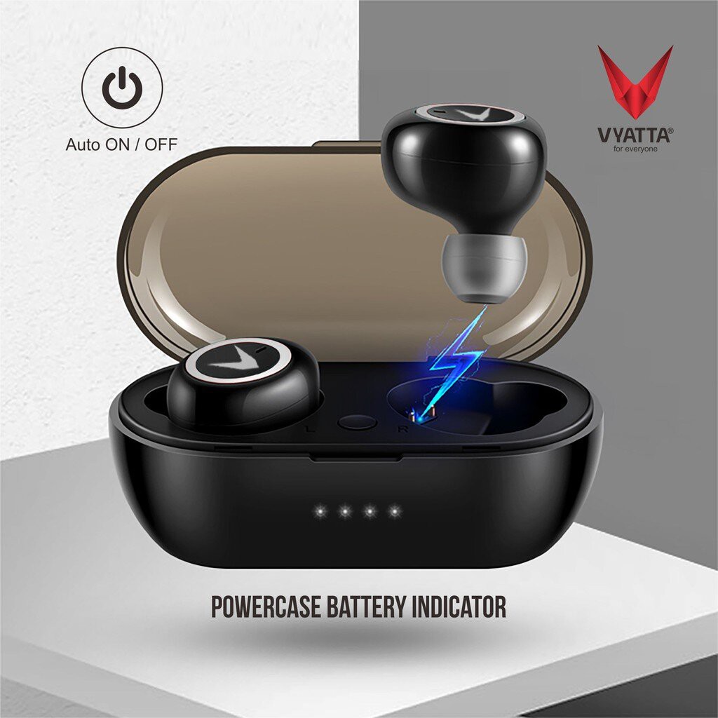 [SHOPEE 10RB] Vyatta Airboom Prime Tws Bluetooth Earphone Headset 5.0 - Ultra Bass