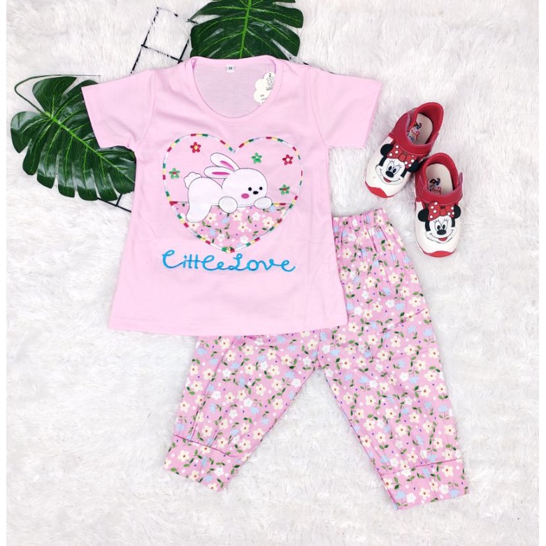 3S SETELAN ANAK PEREMPUAN USIA 1-5 TAHUN GAMBAR ONE MORE,CITTCE LOVE,FAVORITE,I NEED SLEEP,BUTTERFLAY,CUTE NEW-1