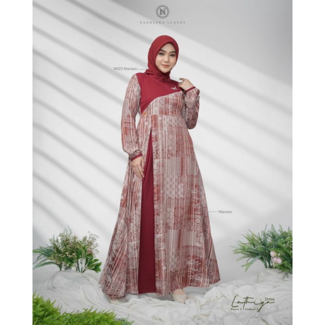 Gamis Nadheera / Lathiya Dress by Nadheera Luxury / Nadheera Luxury Lathiya Dress / Lathiya Dress Ma