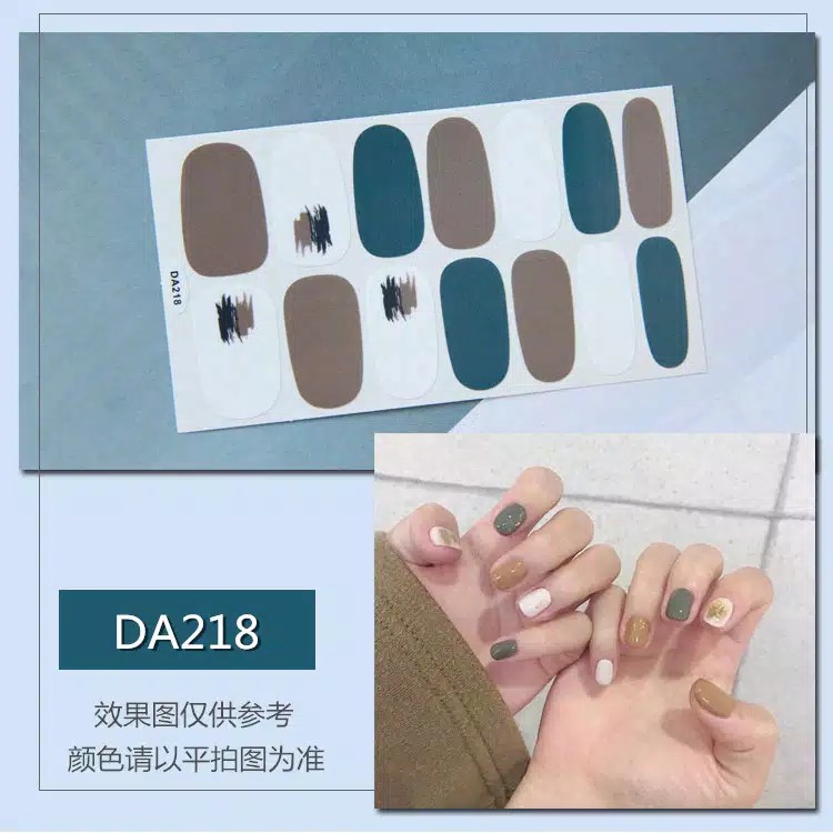 Stiker Kuku High End Motif Kartun 3D Nail Sticker 14 PCS [DA202 - DA220]