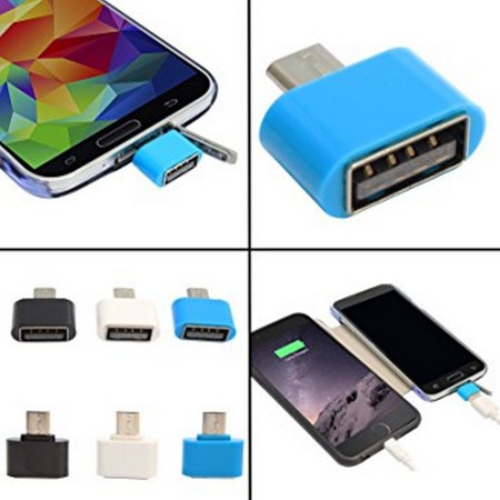 Usb OTG MINI V8 / Micro Usb konektor NON KABEL MURAH Warna