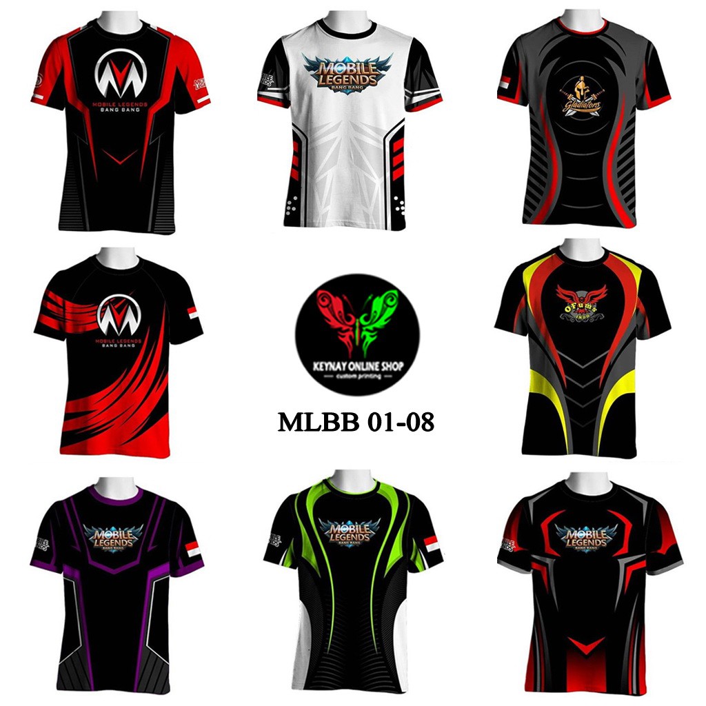 Jersey Gaming Mobile Legend MLBB 01-08