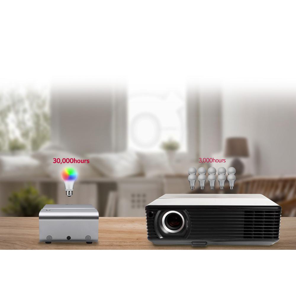 LG Minibeam PH450UG Portable Wireless Projector HD 1280 x 720  Ultra Short-Throw LED