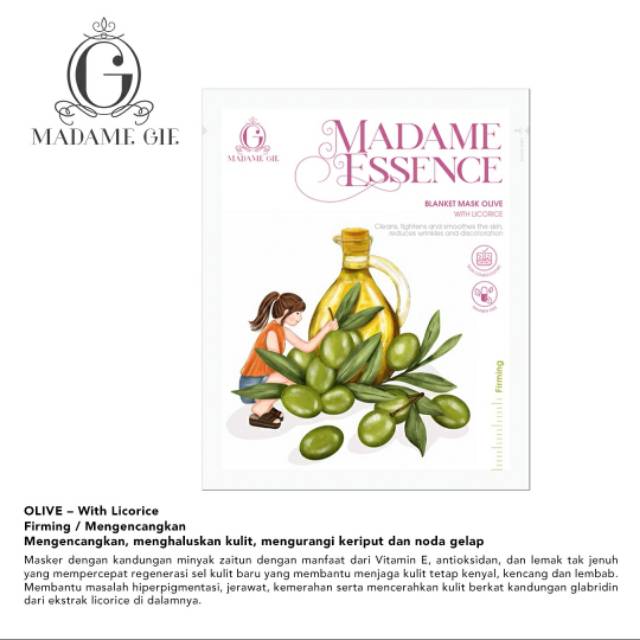 Madame Gie Madame Essence Blanket Mask - Skincare Masker