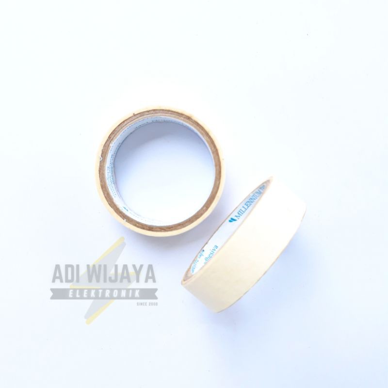 

Masking Tape Millennium 18mm / solatip kertas - putih