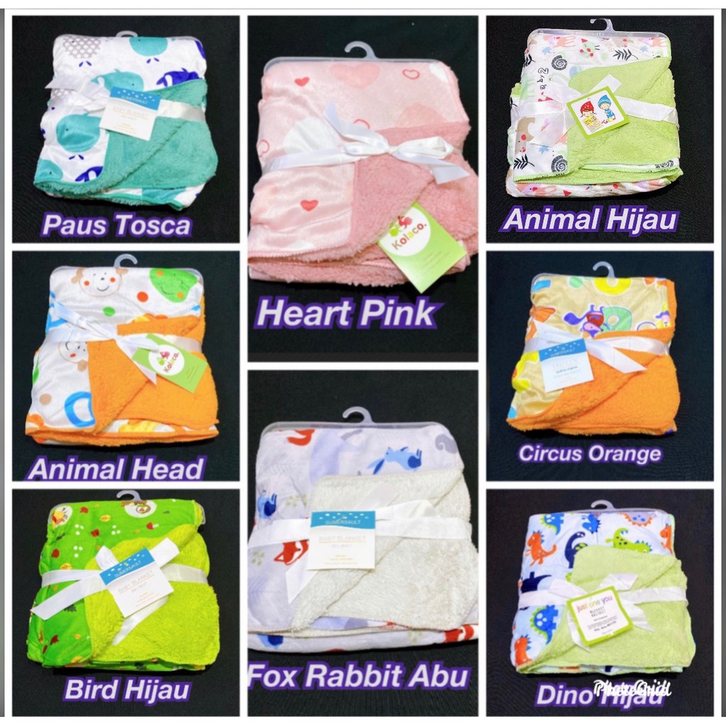 Selimut bayi (blanket) double fleece bayi CBKS HK LC