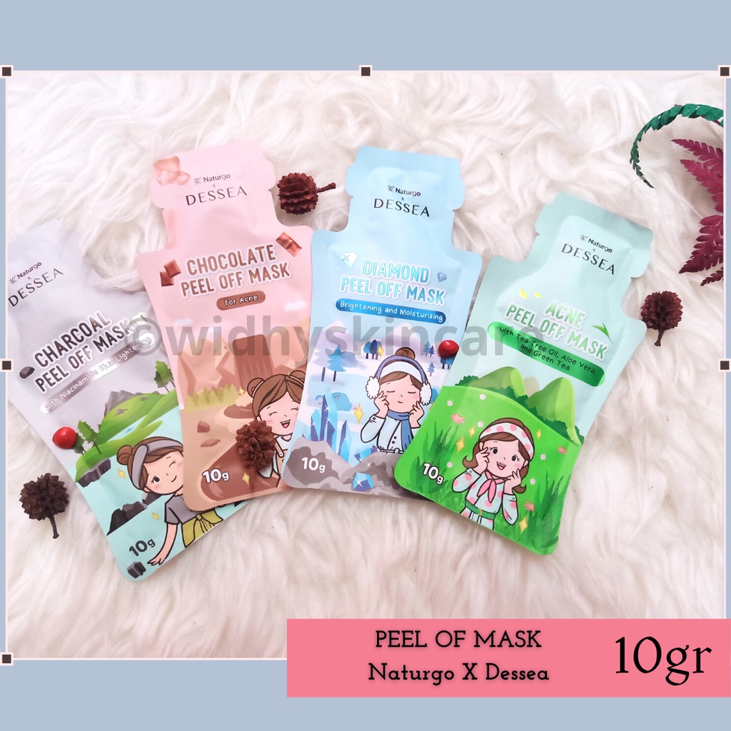 MASKER WAJAH DESSEA X NATURGO PEEL OFF MASK