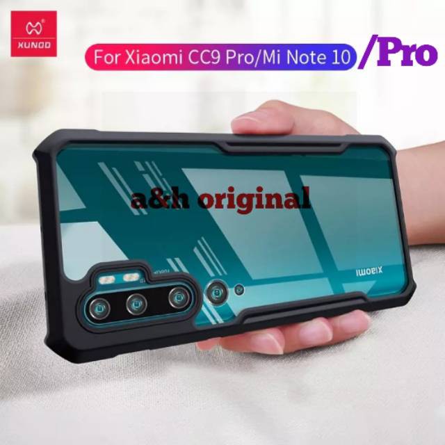 XUNDD ORIGINAL Xiaomi CC9 Pro Note 10 Note 10 Pro Soft Hard Case Hybrid