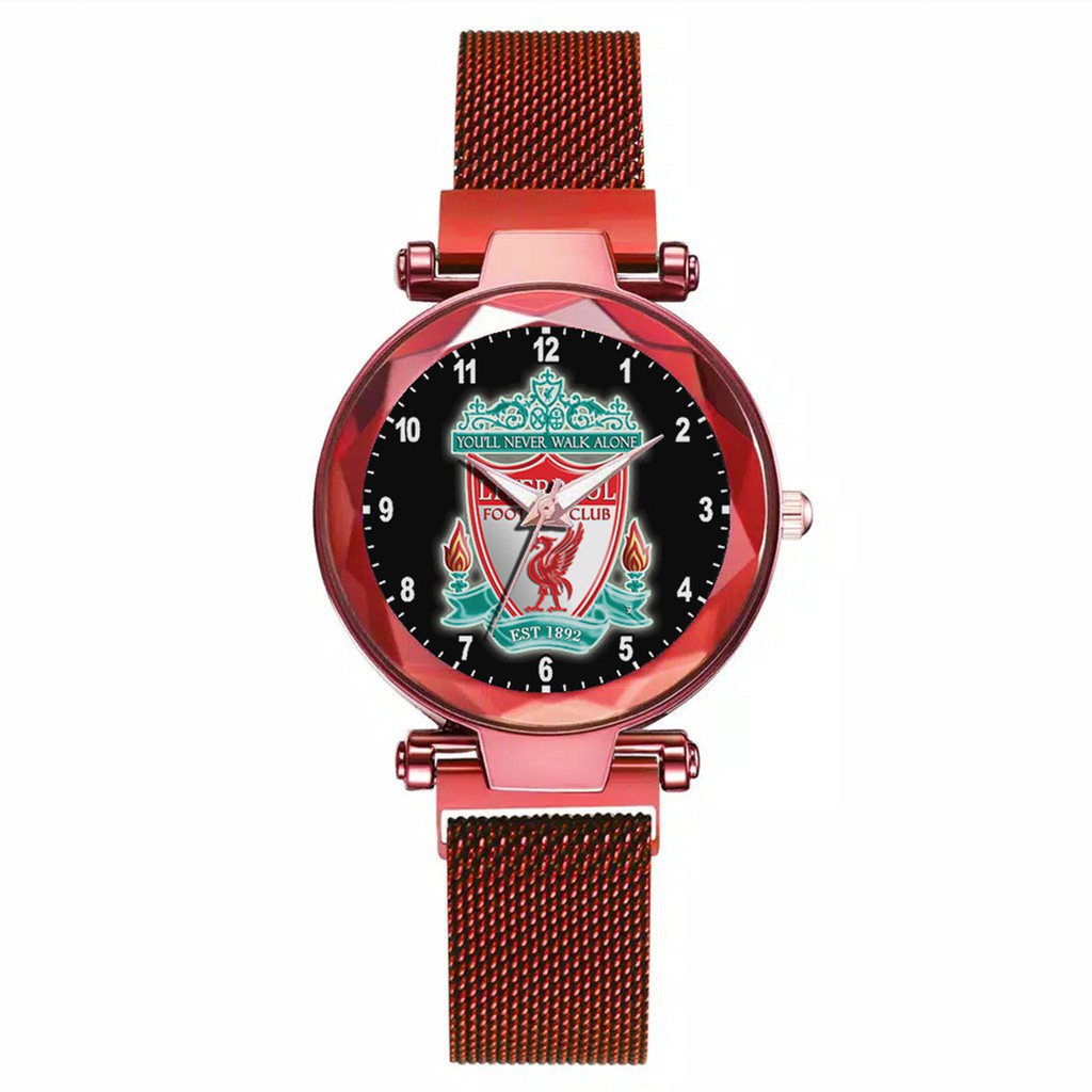 Jam Tangan Wanita Custom - LIVERPOOL 2 Free Box &amp; Batre Cadangan