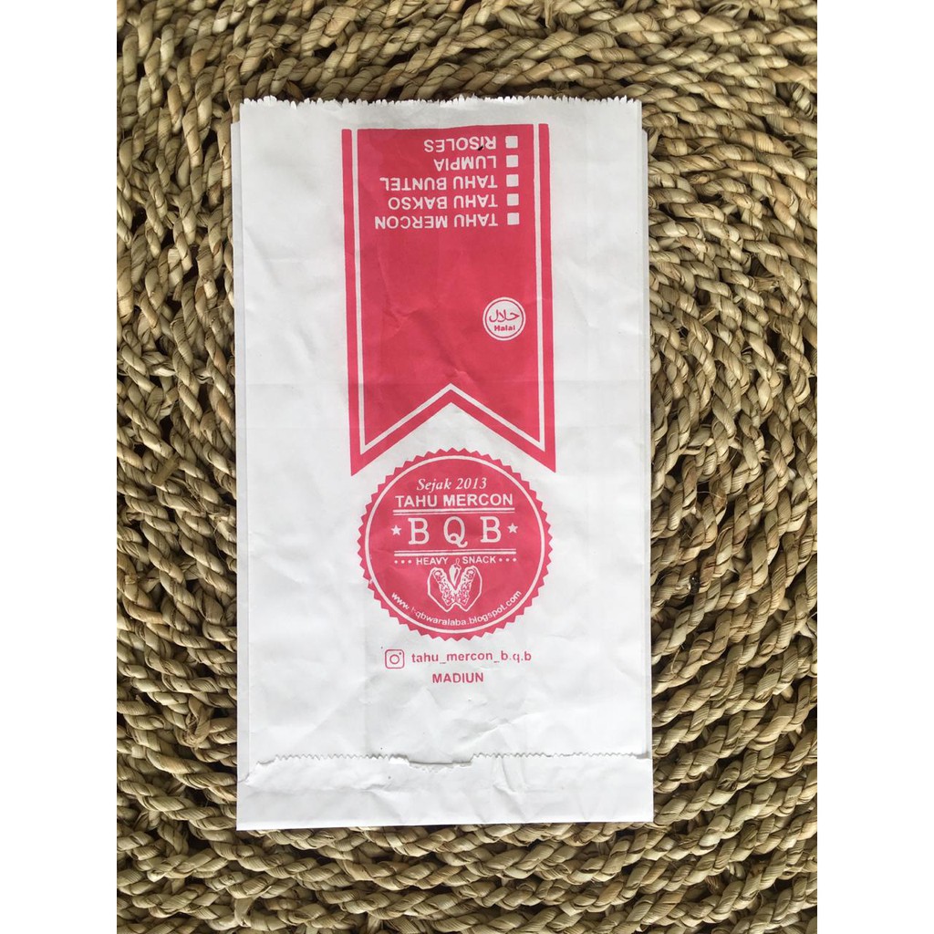 

Paperbag + cetak logo 1 warna 2 sisi (MINIM ORDER 1000 PCS)