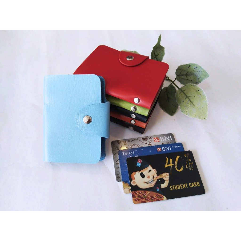 Dompet Kartu, Card Holder, Card Organizer Kulit Motif LV