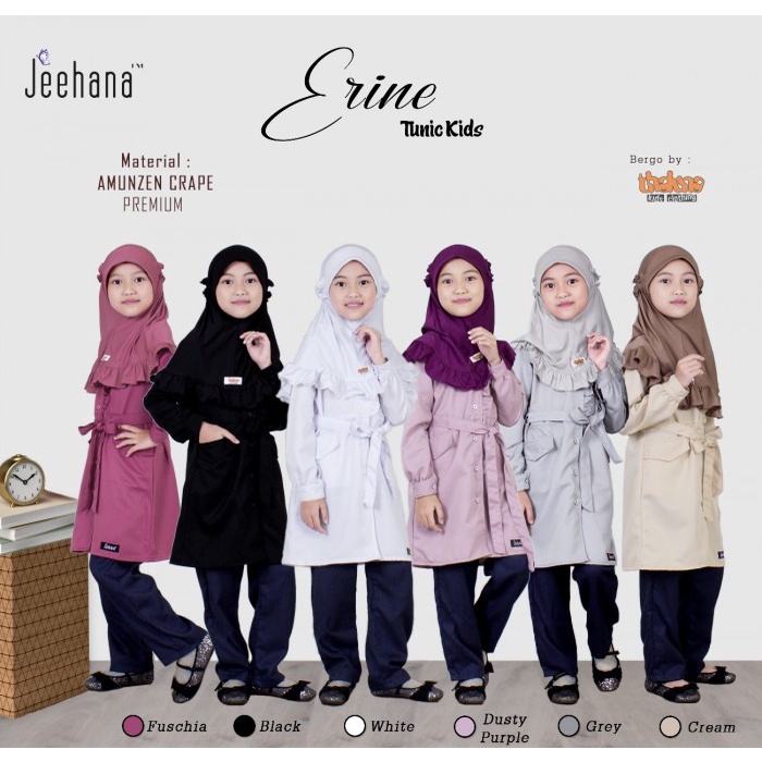 TUNIK ERINE KIDS / JEEHANA / ATASAN MUSLIM ANAK