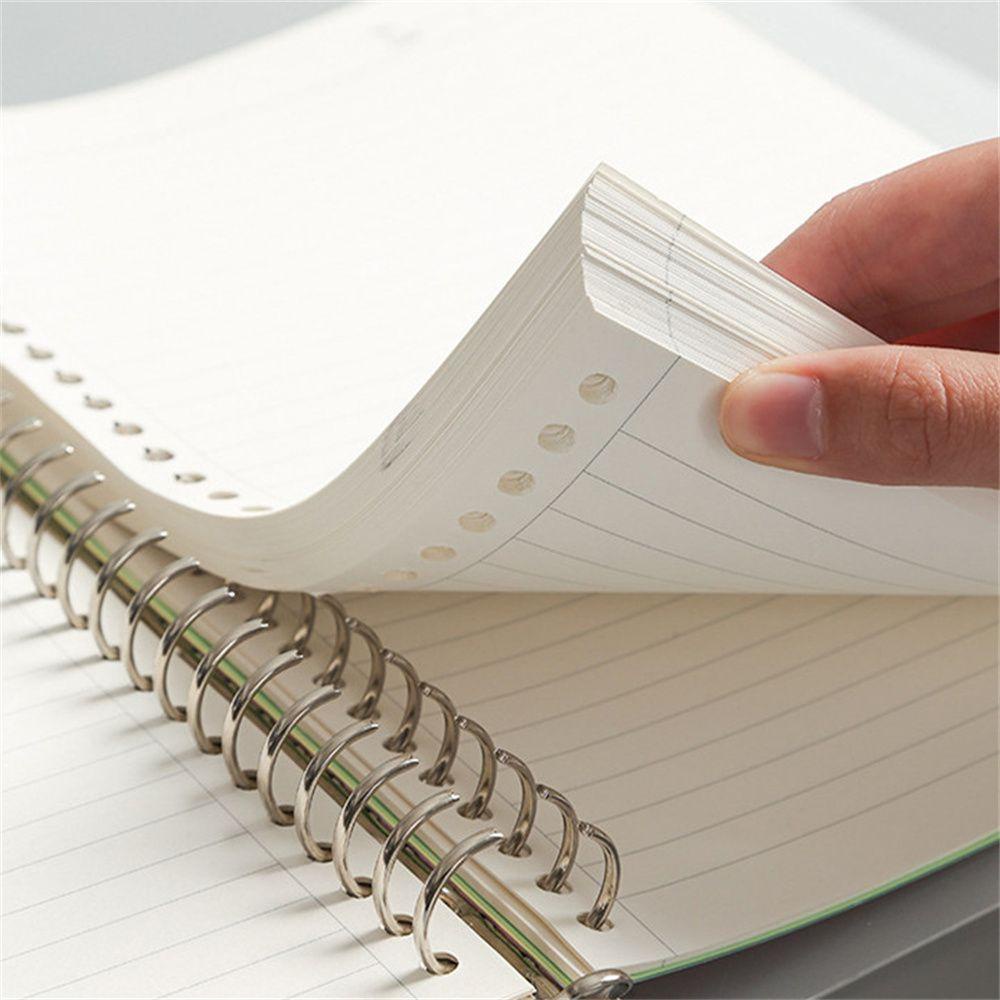 Mxbeauty Loose Leaf Notebook Agenda Alat Tulis A5/B5 Journal Planner Diary Loose Leaf Binder