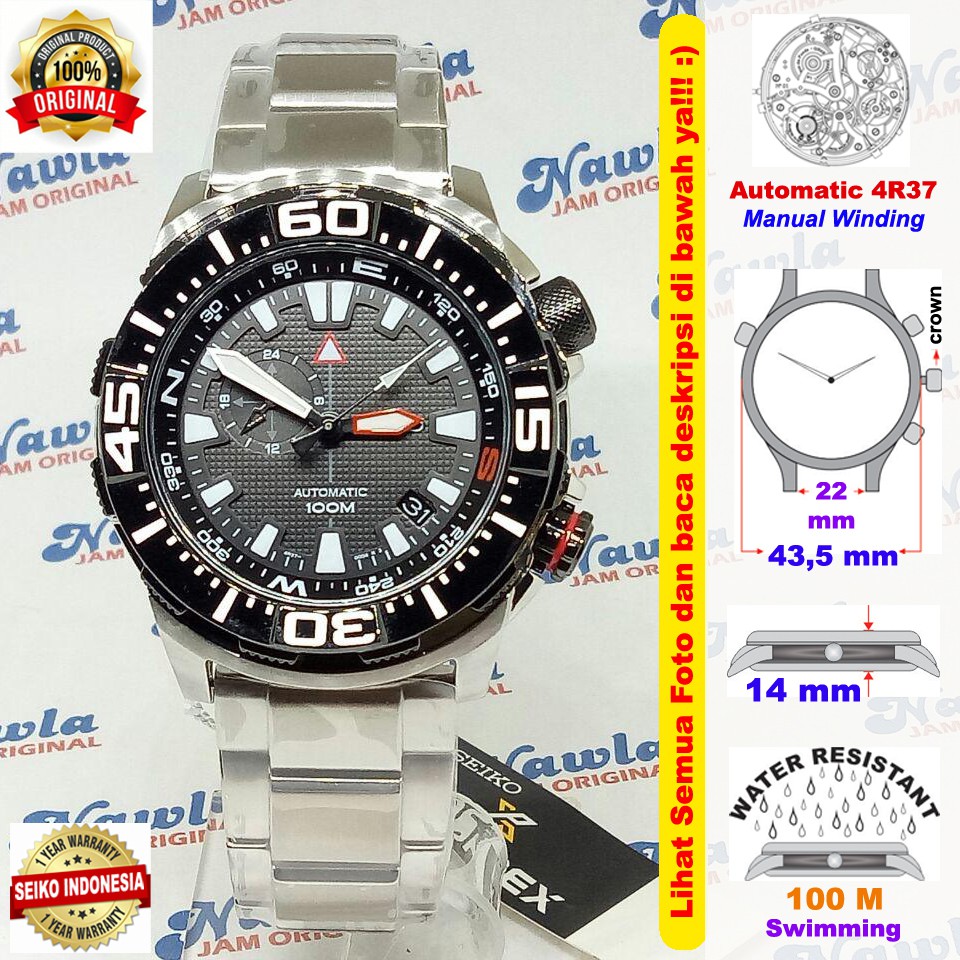 Seiko Superior Automatic SSA049K1 Bold Lumee - Jam Tangan Pria SSA049