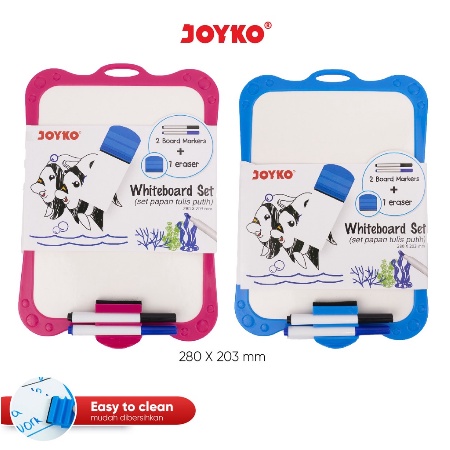 JOYKO PAPAN TULIS SET ( WBS - 170CO ) PAPAN JALAN PUTIH WHITEBOARD SET