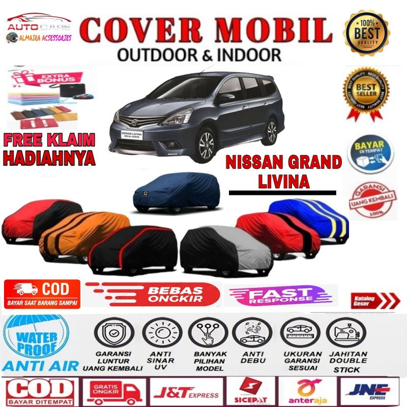 Cover Mobil Sarung Mobil Nissan Grand Livina Selimut Penutup