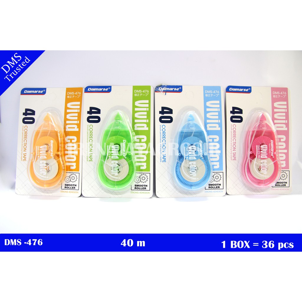 

Correction tape / tip x jumbo roll 40 meter / tipe x pita / Daimarse dms-476