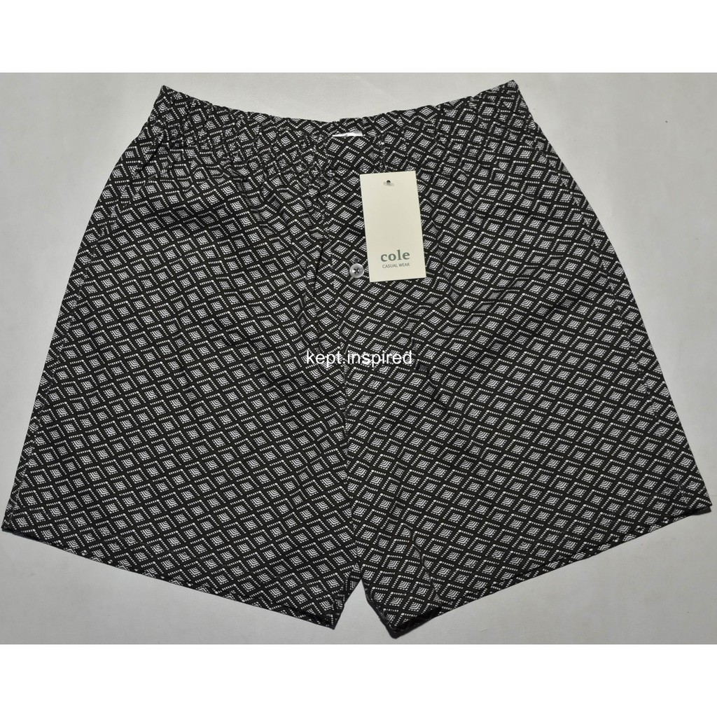 Celana Dalam Boxer Cole Casual Olive Motif DQD 93