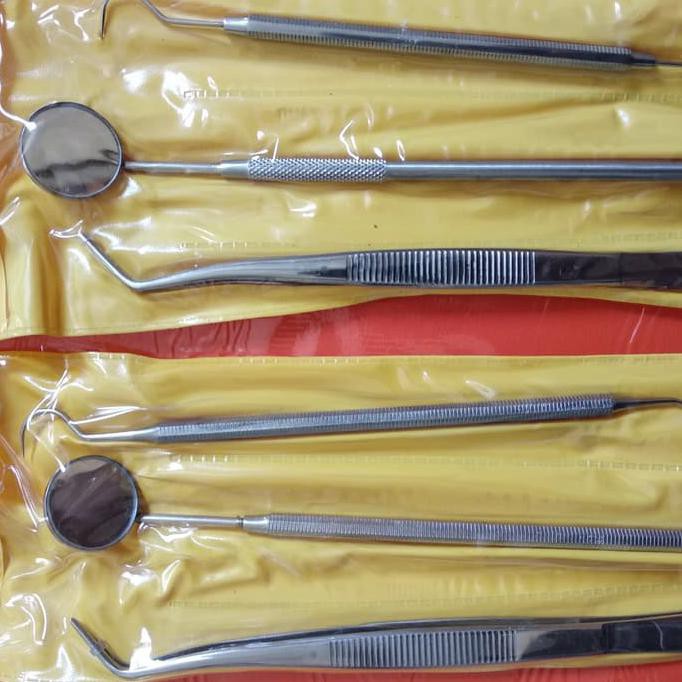 Dental instrument set 3 pcs/ alat dokter gigi / peralatan Dokter gigi