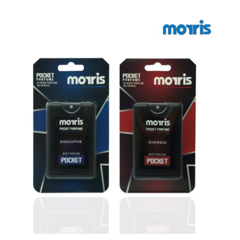 Morris Parfum Pocket 18ml ( Energic dan Executive)