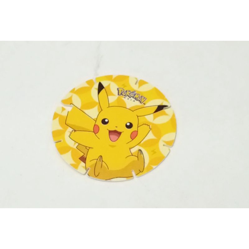 pokemon coin,tazos chiki ball, character pikachu