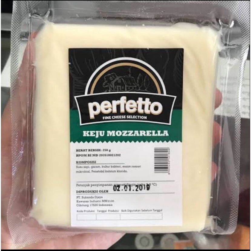 

PERFETTO Keju Mozarella Pack 250gr