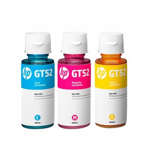 TINTA HP GT 52 C/M/Y | CYAN/MAGENTA/YELLOW - ORIGINAL 100% GT52