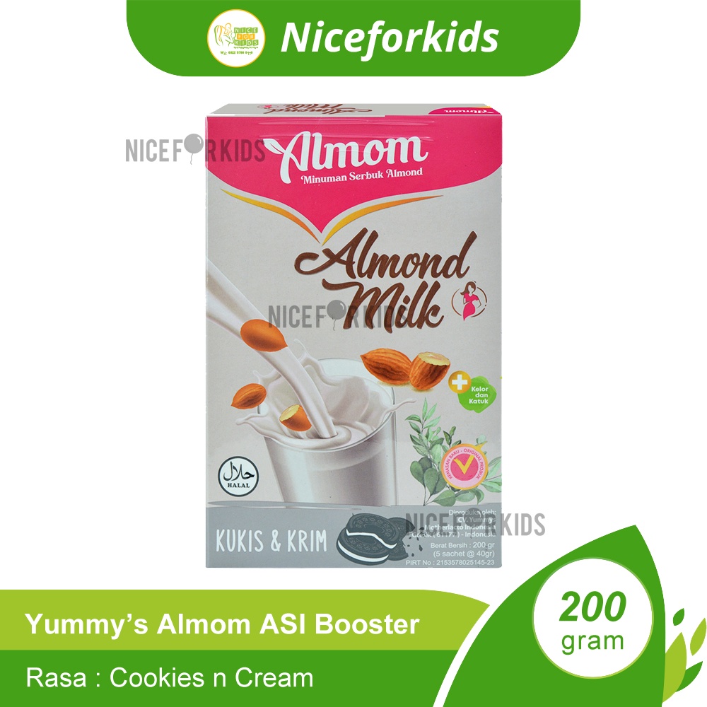 Almom Asi Booster Milk Susu Almond Pelancar ASI Yummy