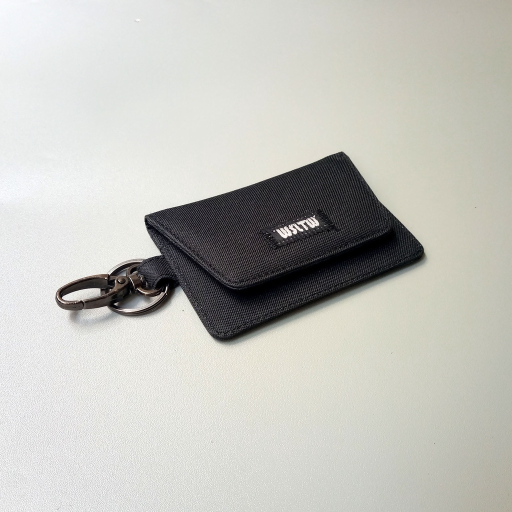 Dompet Stnk Mobil Gantungan Kunci Motor Slot ETOLL black - WSGK098