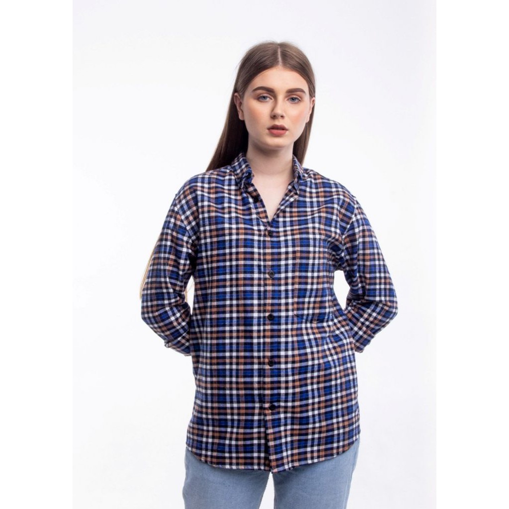 

Erigo Flannel Dipa Blue